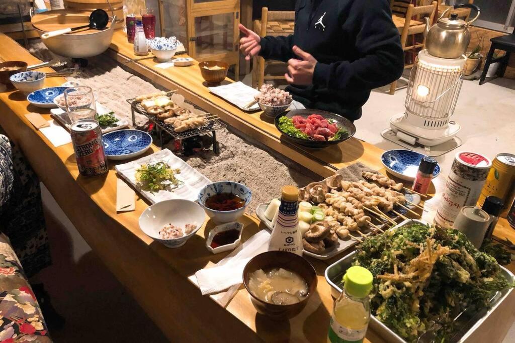 ゲストハウス+カフェわ　１日１組限定！ 築１００年の農家の古民家で宿泊体験、薪でお風呂沸かせます。焚き火もできます。 Kannami Bagian luar foto