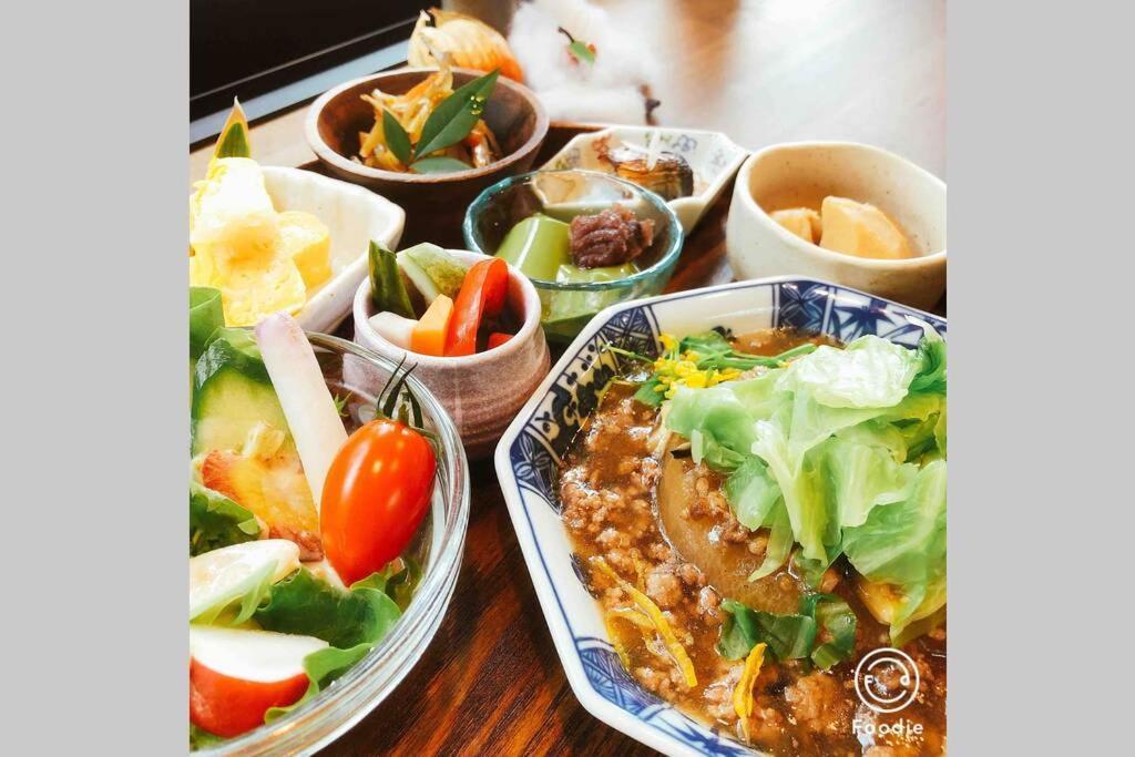 ゲストハウス+カフェわ　１日１組限定！ 築１００年の農家の古民家で宿泊体験、薪でお風呂沸かせます。焚き火もできます。 Kannami Bagian luar foto